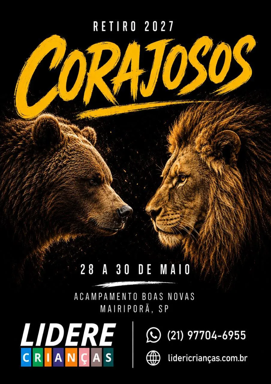Retiro Lidere Crianças 2027 — Corajosos